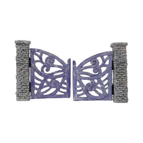 Butterfly Gate, 2 Piece Set for Miniature Garden, Fairy Garden