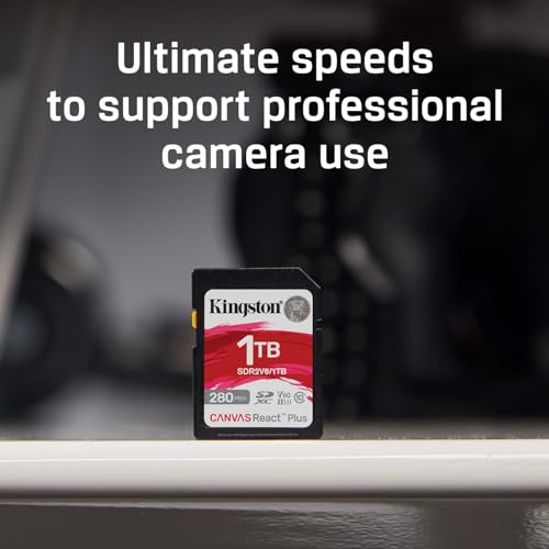 Kingston - Canvas React Plus 256GB SD Card (V60 - 280MB/s Read) - SDR2V6/256GB thumbnail