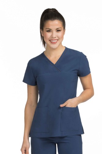 Activate by Med Couture Women's 8532 Mesh Fluid Top