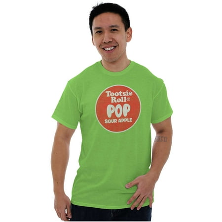 Retro Tootsie Pop Flavors Sour Apple Men S Graphic T Shirt Tees Brisco Brands L