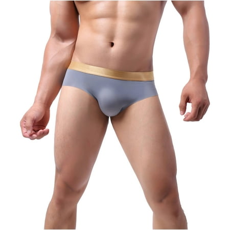 GWAABD Mens Underwear Ice Comfortable Underwear Pouch Breathable Fashionable Men S Briefs Men S Underwear