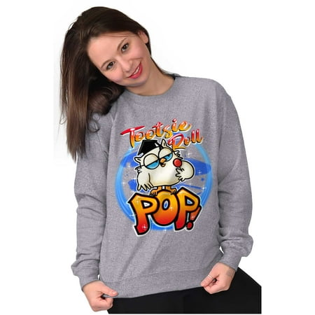 Airbrushed Tootsie Roll Pop Mascot Unisex Plus Size Sweatshirt Brisco Brands 4X