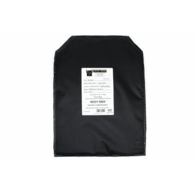 AR500 Armor Armor Plates Level Iiia 11x15 Hybrid Soft Backpack Armor Plate Black Model: 9306