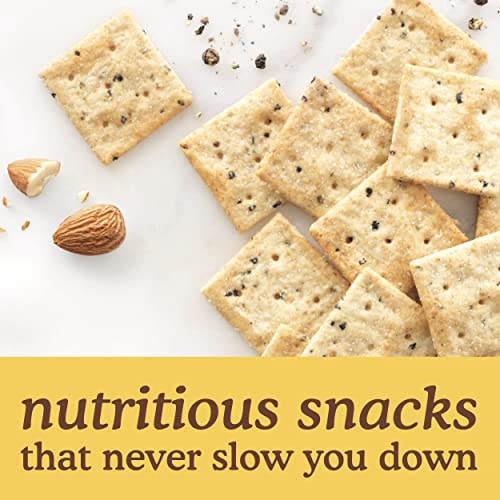 Simple Mills Almond Flour Crackers  Black Cracked Pepper - Gluten Free  Vegan  Healthy Snacks  Plant Based  4.25 Ounce (Pack of 3) thumbnail