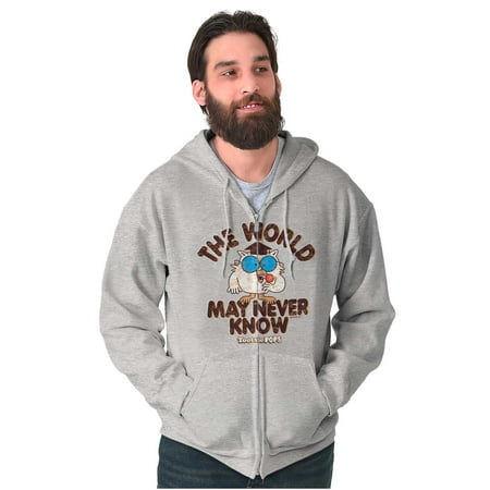 The World May Never Know Tootsie Pop Zip up Hoodie Men S Women S Brisco Brands 4X