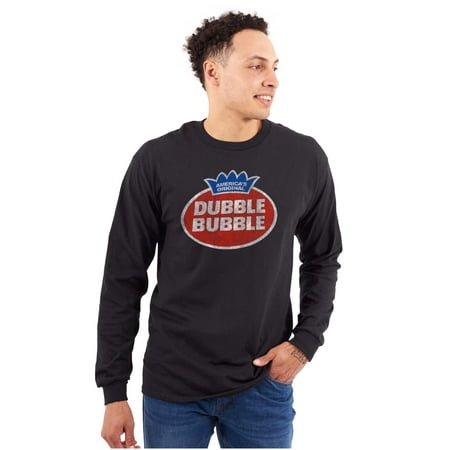 Vintage Dubble Bubble Gum Double Logo Long Sleeve TShirt Men Women Brisco Brands L