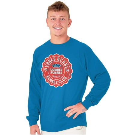 Vintage Dubble Bubble Club Gum Logo Long Sleeve TShirt Men Women Brisco Brands M