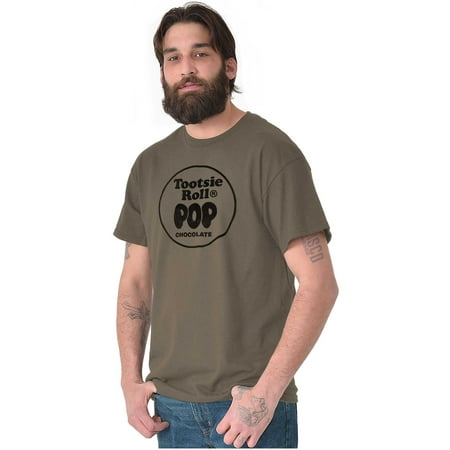 Chocolate Flavored Tootsie Roll Pop Men S Graphic T Shirt Tees Brisco Brands M