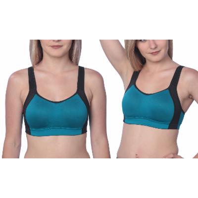 Champion Women's Bras Aqua - Aqua MAX 9585 Support Racerback Sports Bra