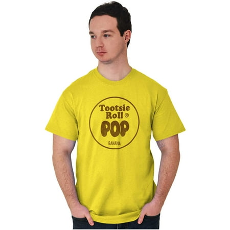 Tootsie Roll Pop Banana Flavored Candy Men S Graphic T Shirt Tees Brisco Brands X