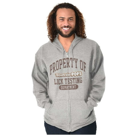 Tootsie Pops Candy Testing Department Zip up Hoodie Men S Women S Brisco Brands 2X
