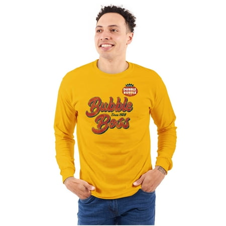 Vintage Dubble Bubble Boss Retro Gum Long Sleeve TShirt Men Women Brisco Brands M