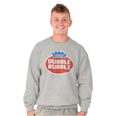 Vintage Dubble Bubble Gum Double Logo Sweatshirt for Men or Women Brisco Brands 4X