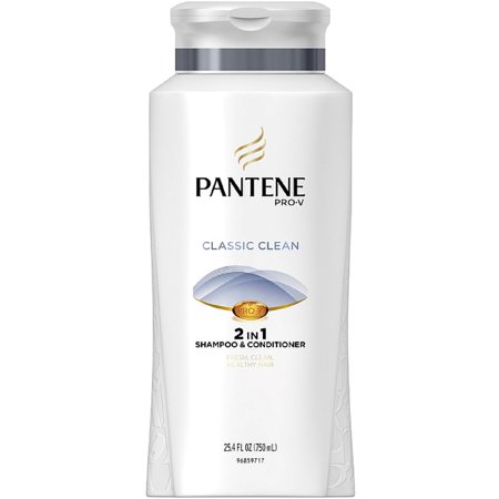 2 Pack - Pantene Pro-V Classic Clean 2 in 1 Shampoo & Conditioner 25 Oz