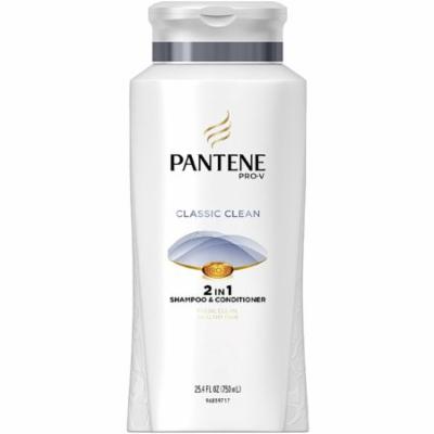 6 Pack - Pantene Pro-V Classic Clean 2 in 1 Shampoo & Conditioner 25.40 Oz