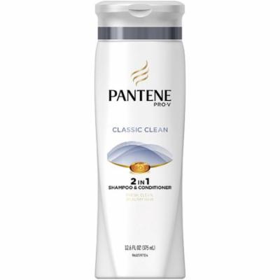 Pantene Pro-V Classic Clean 2-in-1 Shampoo & Conditioner 12.60 Oz (Pack of 6)