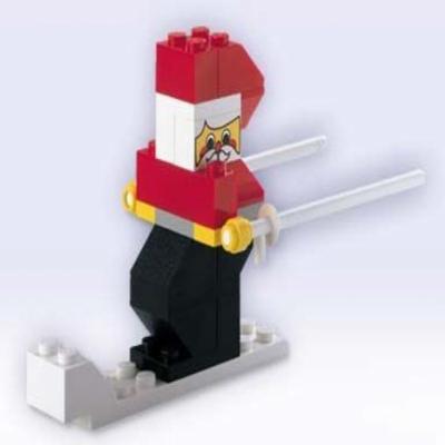 Lego Santa on Skiis 1128