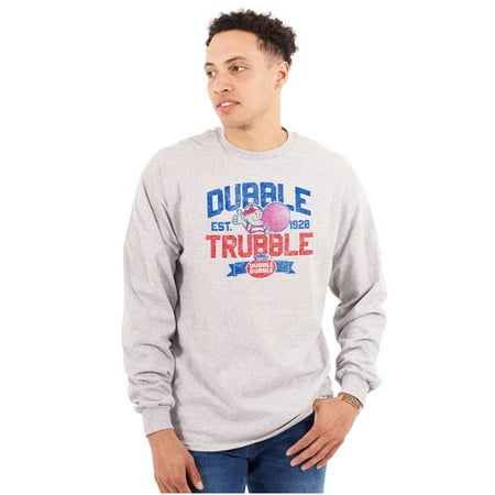 Original Dubble Trouble Bubble Gum Long Sleeve TShirt Men Women Brisco Brands X