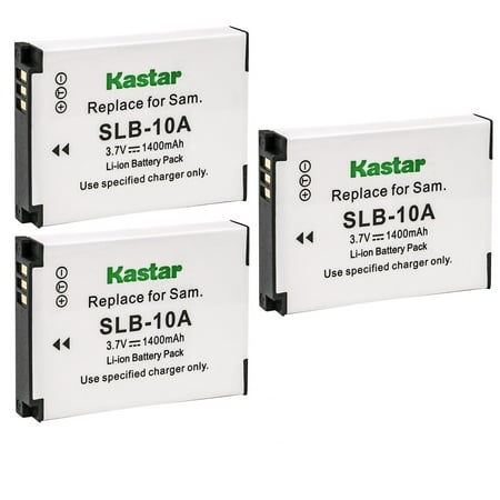 Kastar 3-Pack Battery Replacement for WASPcam 9905 Wi-Fi  WASPcam 9906 CAMO  WASPcam 9907 4K Camera  Benq DLI-301 DLSG10A BLI-341 Battery  Benq G1  Be