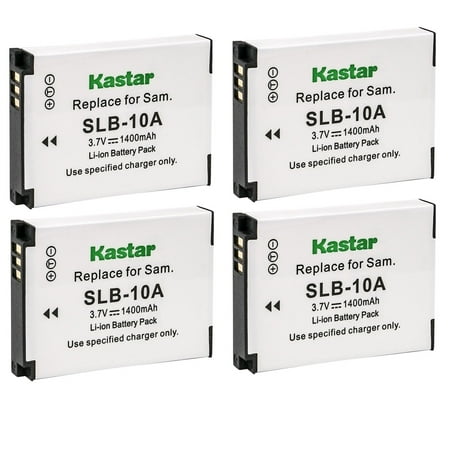 Kastar 4-Pack Battery Replacement for WASPcam 9905 Wi-Fi  WASPcam 9906 CAMO  WASPcam 9907 4K Camera  Benq DLI-301 DLSG10A BLI-341 Battery  Benq G1  Be
