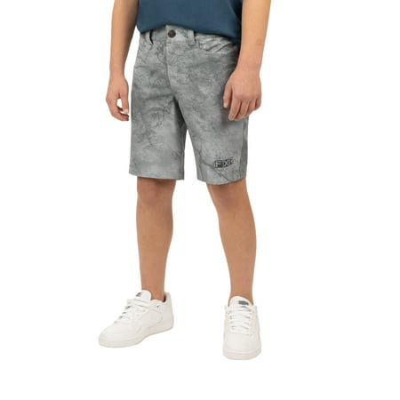 FXR Youth Attack Short DWR 4-Way Stretch Zip Front Polyester Comfort Grey Ripple - 232370-0700-16