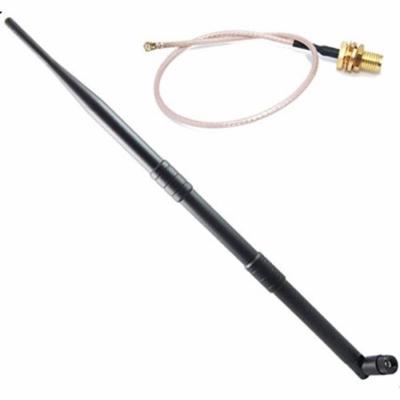 AndFL Pigtail + 9dBi Antenna Conversion Kit Set Rebuild Wlan AVM Fritz!Box 3070 Quick USA Shipping