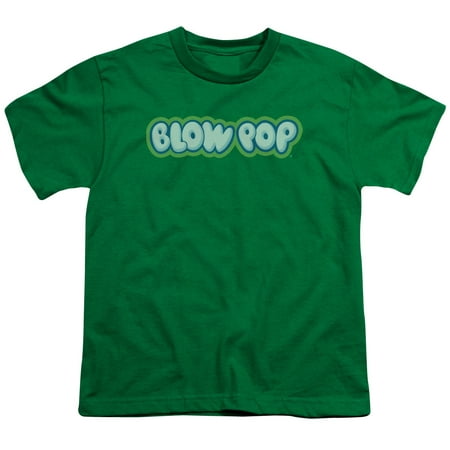 Tootsie Roll - Blow Pop Logo - Youth Short Sleeve Shirt - Small