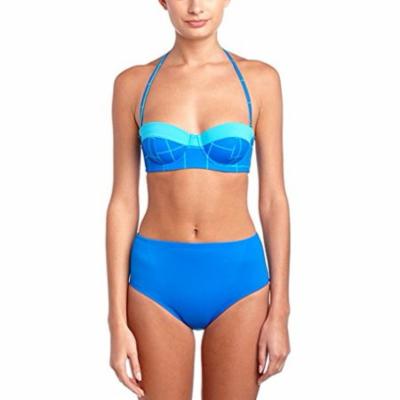 SPANX Mid-Waisted Swim Bottom 2658, Electric Blue, 10