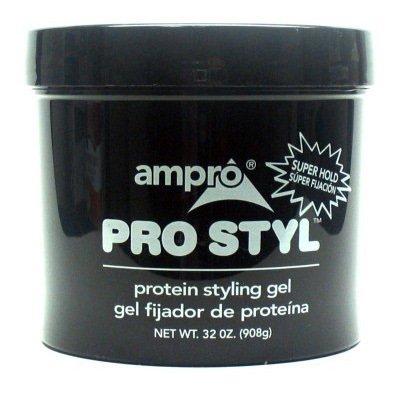 AmPro Clear Ice Ultra Hold Protein Styling Gel (32 Oz.) (PACK of 2)