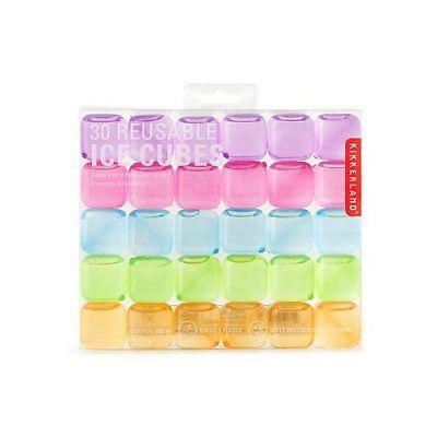Kikkerland Reusable Ice Cubes, Set of 30