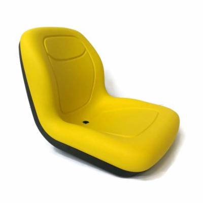 New Yellow HIGH BACK SEAT for John Deere Skid Steer Loader 70 125 240 7775 8875 by the ROP Shop