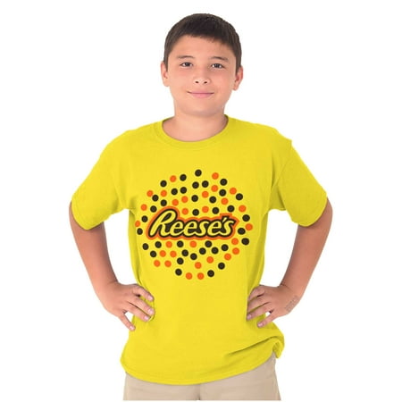 Reese S Chocolate Pieces Candy Dots Crewneck T Shirts Boy Girl Teen Brisco Brands L