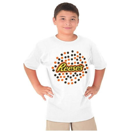 Reese S Chocolate Pieces Candy Dots Crewneck T Shirts Boy Girl Teen Brisco Brands S