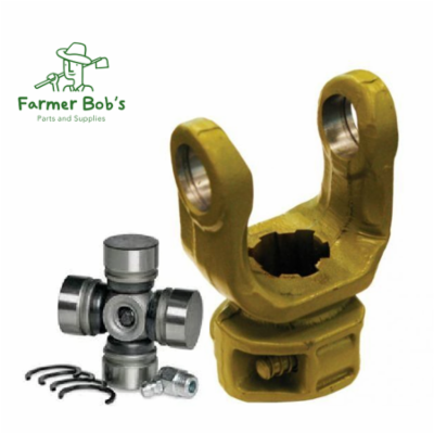 Yoke & U-Joint 1-3/8 6 Spline Weasler Metric B/P Series 3 (200-8370 & 102-8306)