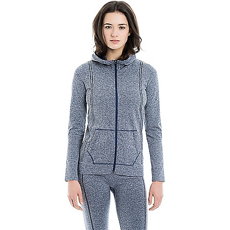 Lole Women's Devotion Cardigan - Small / Medium - Mirtillo Blue Heather