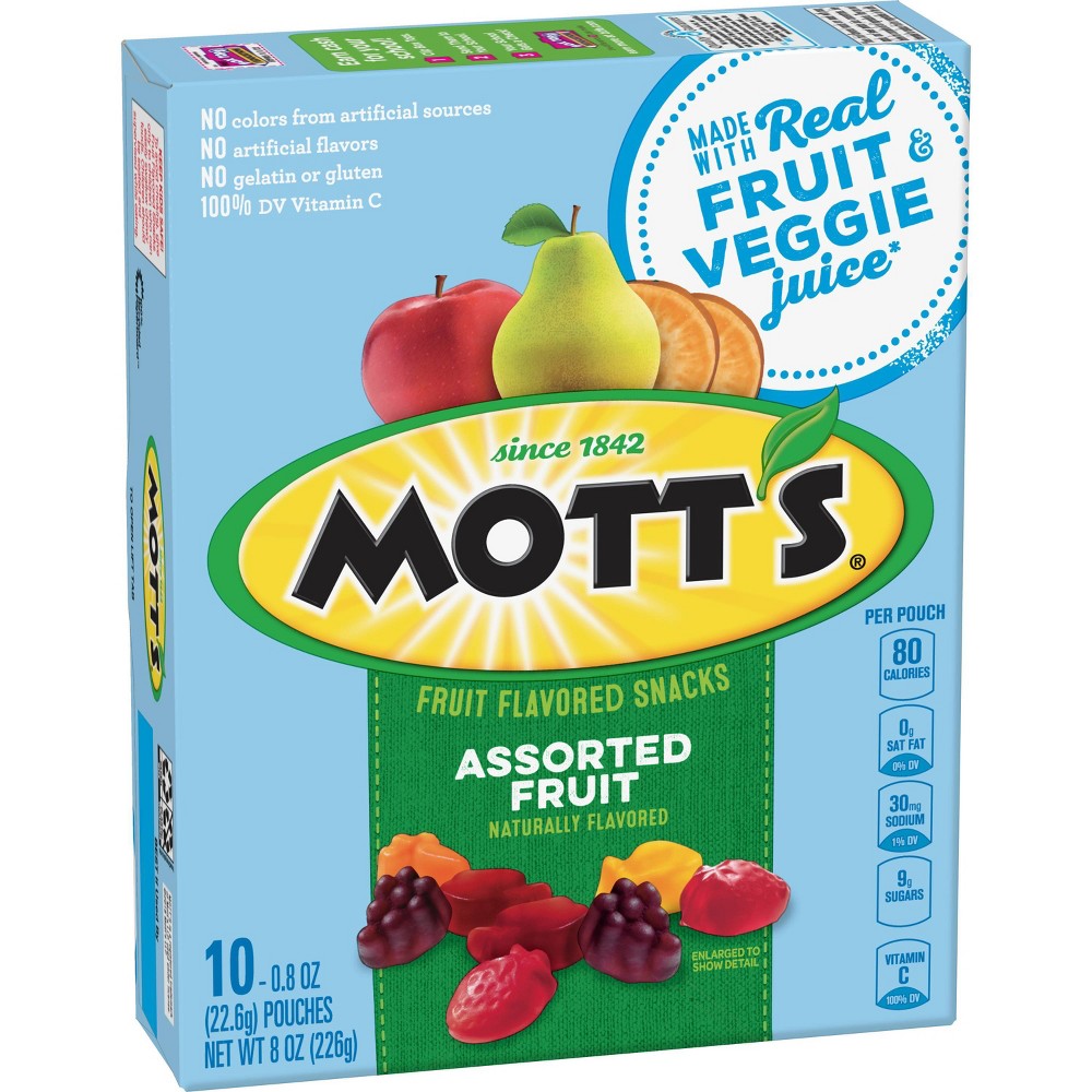 Mott's Assorted Fruit Flavored Snacks - 8oz/10ct