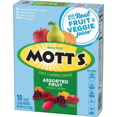 Mott's Assorted Fruit Flavored Snacks - 8oz/10ct thumbnail