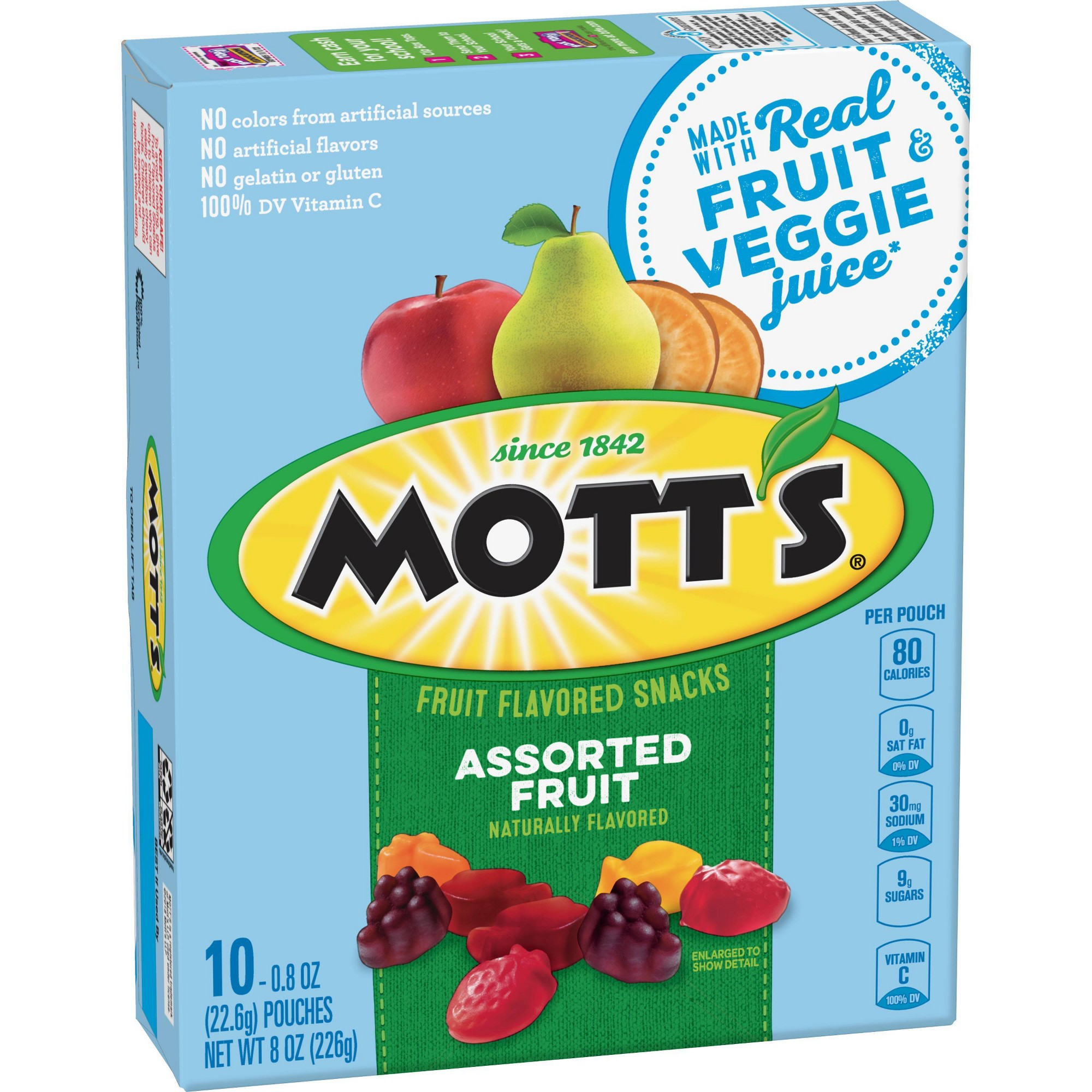 Mott's Assorted Fruit Flavored Snacks - 8oz/10ct thumbnail