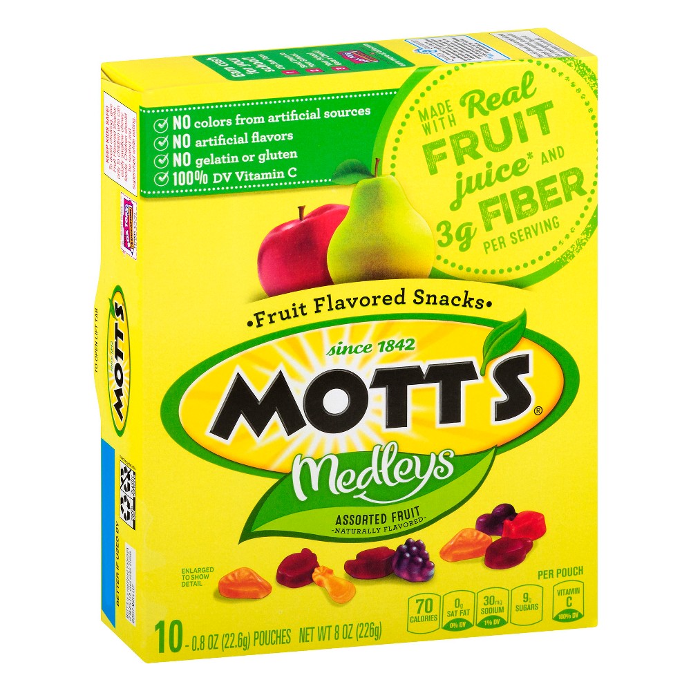 Mott's Medleys Assorted Fruit Snacks - 10ct