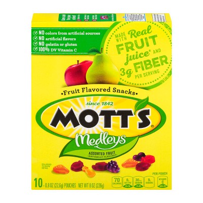 Mott's Medleys Assorted Fruit Snacks - 10ct thumbnail