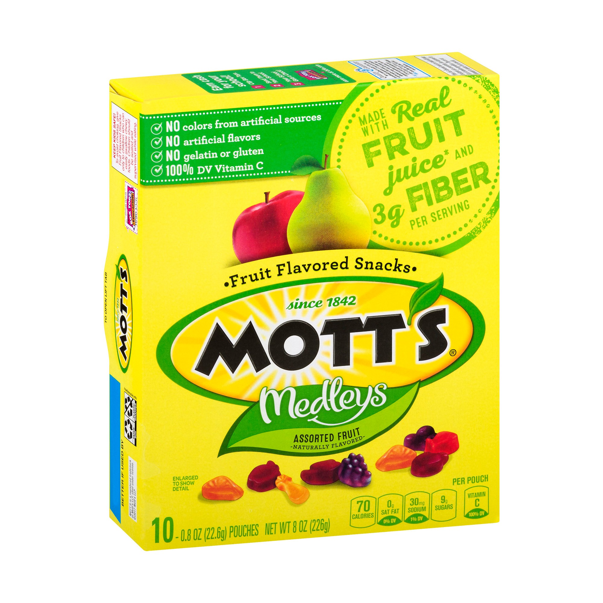 Mott's Medleys Assorted Fruit Snacks - 10ct thumbnail