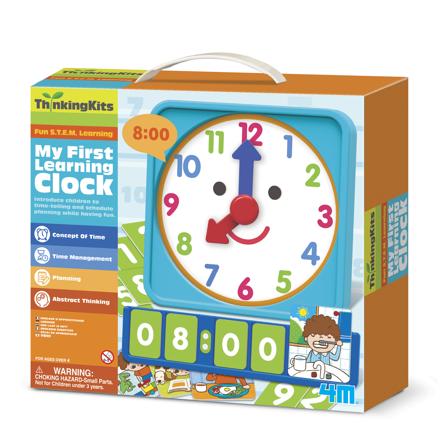 4M ThinkingKits My First Learning Clock Kit