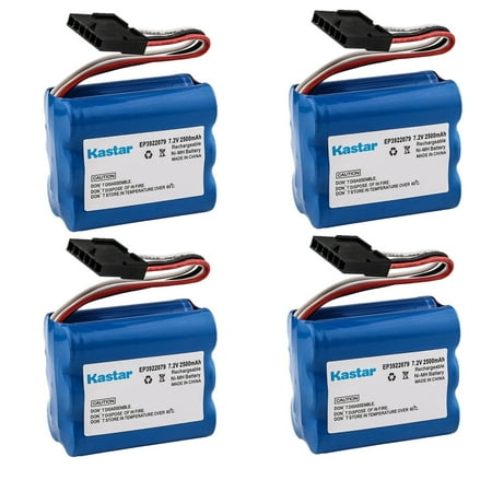 Kastar 4-Pack 7.2V 2500mAh Ni-MH Battery Compatible with Keeler Headlamp 250AFH6YMXZ 65808  Keeler Headlamp 1202-P-6229 291980 EP39-22079