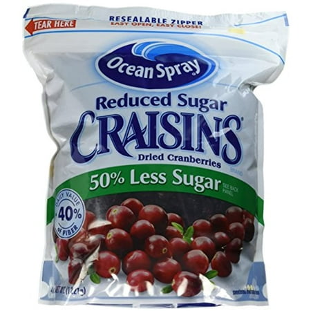Ocean Spray Reduced Sugar Craisins Dried Cranberries  43 Oz.