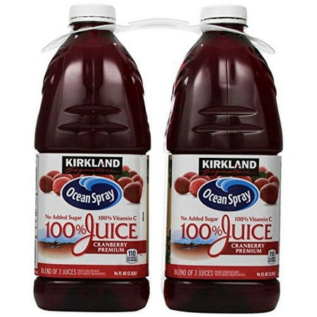 Kirkland Signature Ocean Spray Cranberry Premium Juice  192 Fluid Ounce