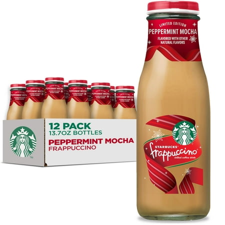 Starbucks Peppermint Mocha Frappuccino  12 Pack 13.7oz