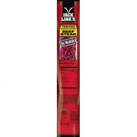 Jack Links Beef Teriyaki Kippered Steaks (Pack of 48)