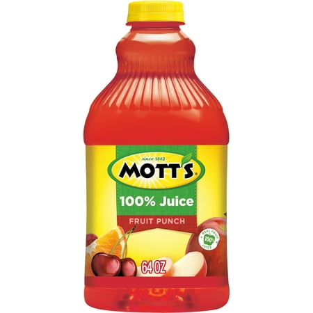 Mott S 100% Juice Fruit Punch Juice  64 Fl Oz Bottle