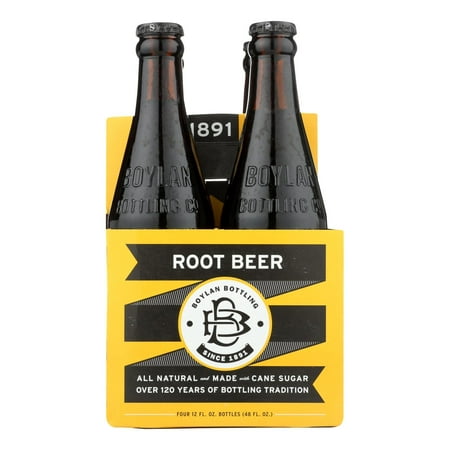Boylan Bottling - Soda - Root Beer - Case of 6 - 4/12 Fl Oz.
