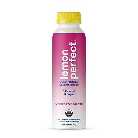 Lemon Perfect  Organic Cold-Pressed Lemon Water  Squeezed from Real Fruit  Flavored Water  Sugar-Free  Keto Certified  No Artificial Ingredients  Drag
